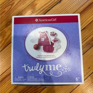 American Girl Truly Me Shoot for the Stars Basketball Outfit - Red and White